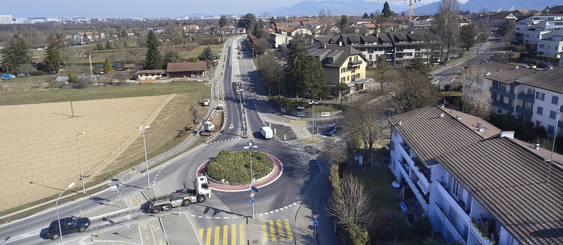 Requalification des abords de la route de Chancy