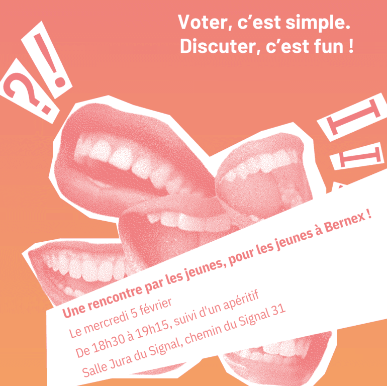 Voter, c’est simple. Discuter, c’est fun !